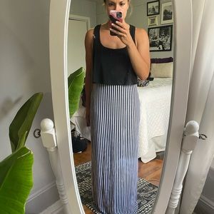 Rebellious One Striped Maxi